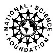 black and white NSF logo